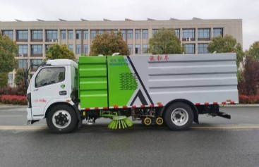 国六东风多利卡洗扫车_凯力风牌KLF5120TXSE6型洗扫车