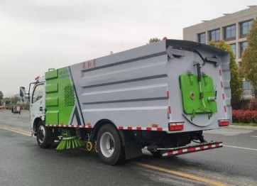国六东风多利卡洗扫车_凯力风牌KLF5120TXSE6型洗扫车