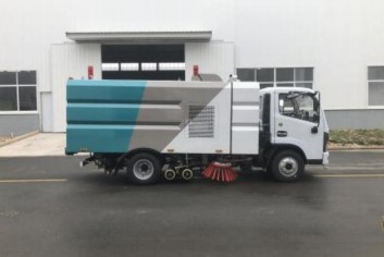 国六东风多利卡洗扫车_凯力风牌KLF5070TXSE6型洗扫车