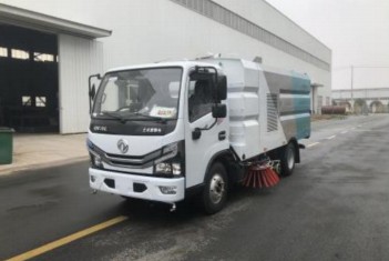 国六东风多利卡洗扫车_凯力风牌KLF5070TXSE6型洗扫车
