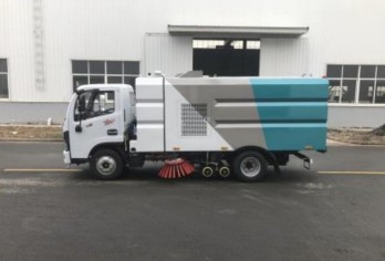 国六东风多利卡洗扫车_凯力风牌KLF5070TXSE6型洗扫车