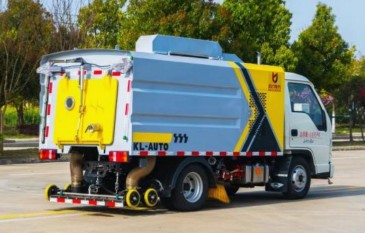 国六福田小卡之星2洗扫车_凯力风牌KLF5040TXSB6型洗扫车