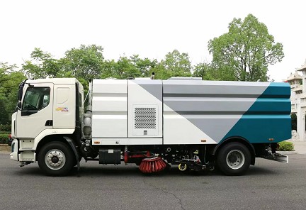 国六东风柳汽洗扫车_凯力风牌KLF5180TXSL6型洗扫车