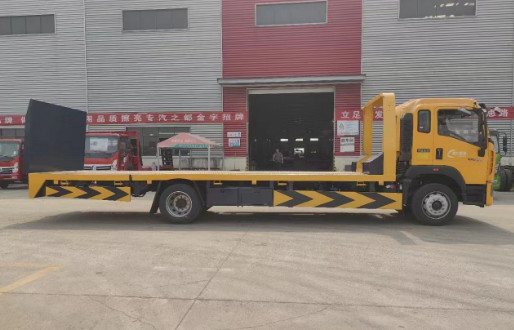 重汽豪沃G5X国六重载平板清障车