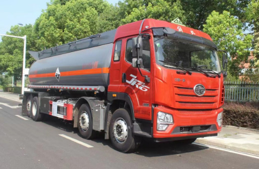 解放JK6前四后六腐蚀性物品罐式运输车