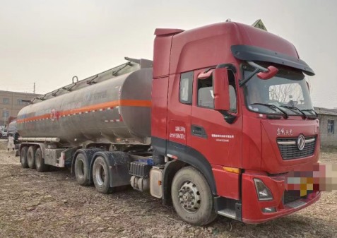 二手半挂油罐车，湖北黄冈户！