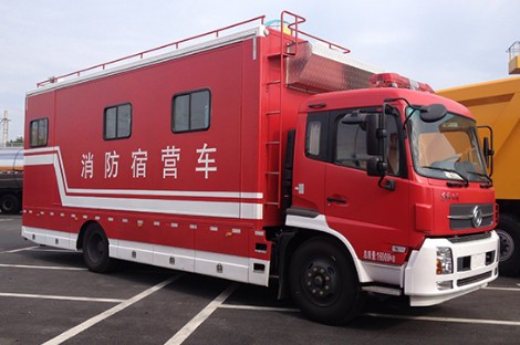 东风天锦8-12人宿营车_东风天锦宿营车
