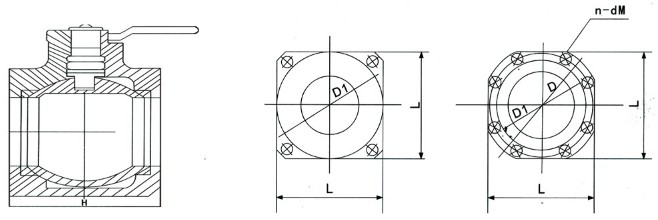 DN25阳端球阀_DN80阳端球阀_DN80军用直通球阀_DN70军用三通球阀