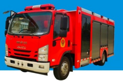 庆铃五十铃水雾消防车_BLT5100GXFPW0.5/Q6型水雾消防车