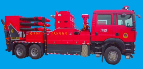 重汽汕德卡远程智能化灭火消防车
