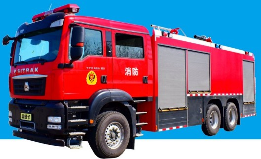 重汽汕德卡干粉泡沫联用消防车_BLT5290GXFGP120/S6型干粉泡沫联用消防车