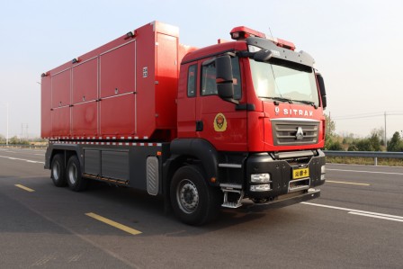 消防装备器材消防车_自装卸模块消防车_博利牌BLT5210TXFZX80/JY-S6型自装卸式消防车