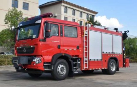 重汽豪沃抢险救援消防车_新东日牌YZR5160TXFJY130/H6型抢险救援消防车