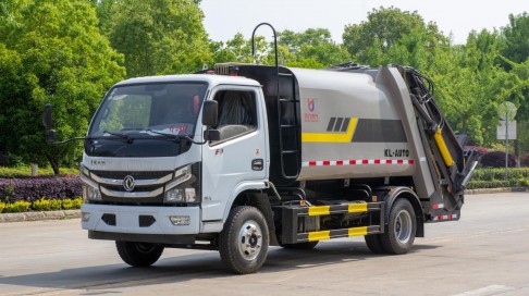 7方东风华神F3压缩垃圾车_凯力风牌KLF5072ZYSE6型压缩式垃圾车