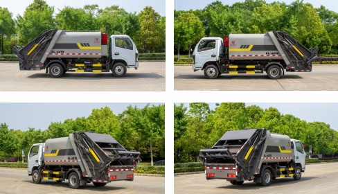 7方东风华神F3压缩垃圾车_凯力风牌KLF5072ZYSE6型压缩式垃圾车
