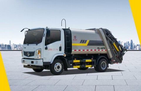 7方东风华神T1压缩垃圾车_凯力风牌KLF5080ZYSE6型压缩式垃圾车