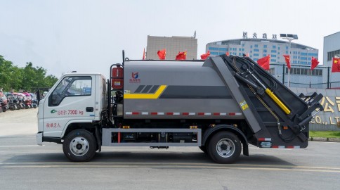 7方江铃顺达压缩垃圾车_凯力风牌KLF5070ZYSJ6型压缩式垃圾车