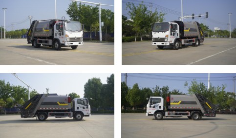 7方重汽王牌压缩垃圾车_凯力风牌KLF5071ZYSC6型压缩式垃圾车