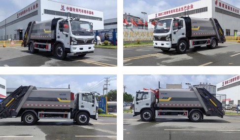 9方东风福瑞卡F7压缩垃圾车_凯力风牌KLF5100ZYSE6型压缩式垃圾车