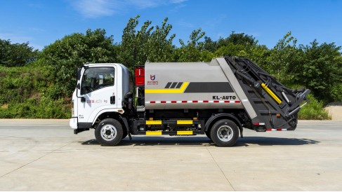 10.5方东风华神T1压缩垃圾车_凯力风牌KLF5121ZYSE6型压缩式垃圾车