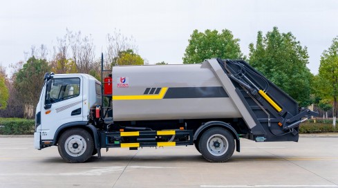 10.5方东风华神T3压缩垃圾车_凯力风牌KLF5121ZYSE6型压缩式垃圾车