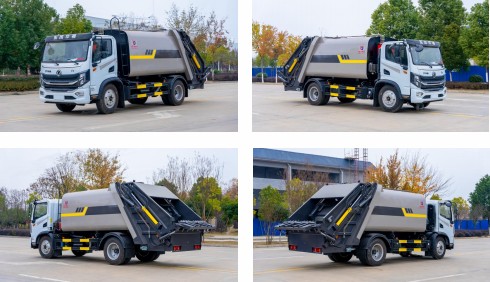 10.5方东风华神T3压缩垃圾车_凯力风牌KLF5121ZYSE6型压缩式垃圾车