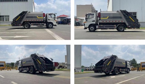 10.5方江淮骏铃V7压缩垃圾车_凯力风牌KLF5120ZYSH6型压缩式垃圾车