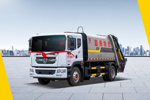 19方东风多利卡D9压缩垃圾车_凯力风牌KLF5181ZYSX6型压缩式垃圾车