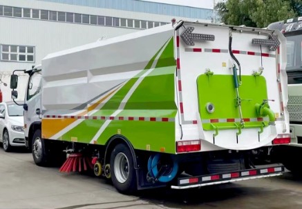 东风凯普特纯电动洗扫车_程力牌CL5090TXSBEV型纯电动洗扫车