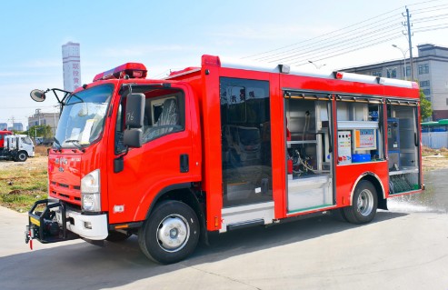 新能源消防车,博利牌BLT5080TXFQC20/BEV型纯电动器材消防车