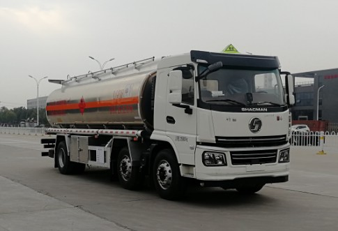 陕汽轩德21方铝合金运油车_楚胜牌CSC5262GYYLS6A型铝合金运油车