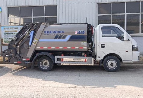5.3方东风凯普特纯电动压缩垃圾车_凯力风牌KLF5041ZYSBEV型纯电动压缩式垃圾车