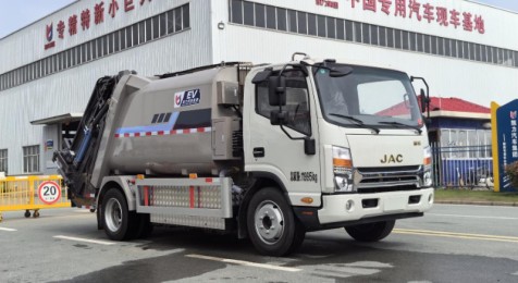 8方江淮帅铃纯电动压缩垃圾车