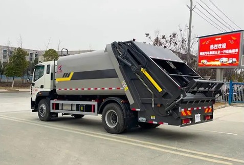 14方福田时代ES7压缩垃圾车_凯力风牌KLF5180ZYSB6型压缩式垃圾车