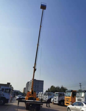 23米江铃蓝牌高空作业车_程力牌CL5042JGKA6DS型高空作业车