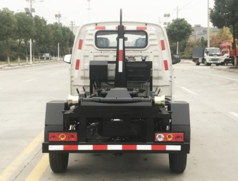 福田祥菱V1勾臂垃圾车_帝王环卫牌HDW5035ZXXB6型车厢可卸式垃圾车