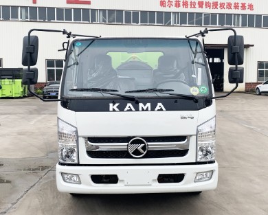 凯马K8蓝牌勾臂垃圾车,HDW5040ZXXKMC6型车厢可卸式垃圾车