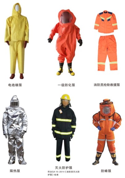消防个人防护类器材_个人防护服_消防手套_消防靴_消防头盔