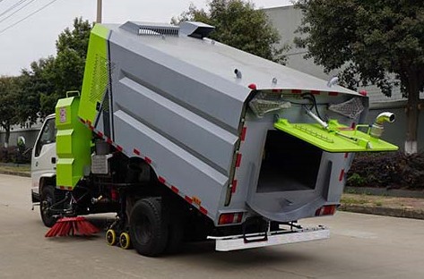 国六江铃洗扫车_中洁牌XZL5073TXS6型洗扫车