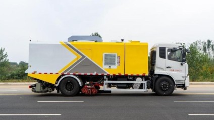 东风天锦吸尘王中王_中洁牌XZL5185TXC6型吸尘车