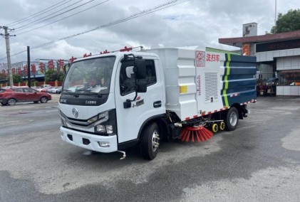 东风小多利卡洗扫车_中洁牌XZL5070TXS6型洗扫车
