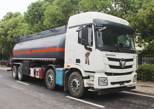 福田前四后八25方易燃液体罐式运输车