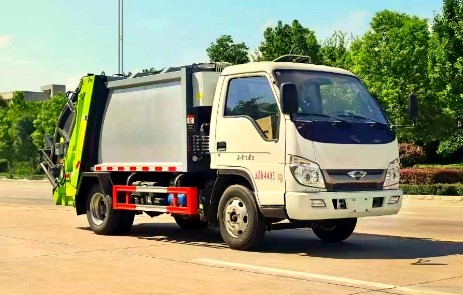 蓝牌压缩垃圾车_福田蓝牌压缩垃圾车_东风途逸蓝牌压缩垃圾车
