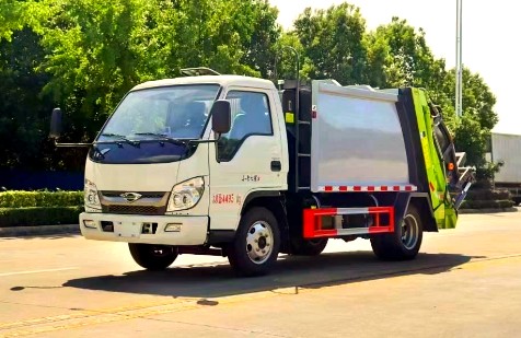 福田小卡之星4.5方蓝牌压缩垃圾车