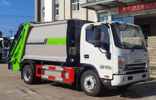 江淮纯电动162度电压缩垃圾车_纯电动压缩垃圾车厂家