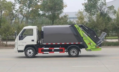 福田小卡之星4方压缩式垃圾车_压缩垃圾车生产厂家