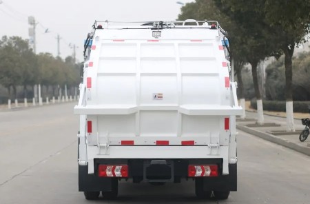 陕汽轩德X9国六6方压缩式垃圾车_压缩式垃圾车生产厂家