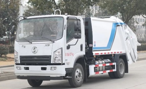 陕汽轩德X9国六6方压缩式垃圾车_压缩式垃圾车生产厂家