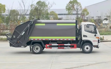 江淮骏铃国六6-9方压缩式垃圾车_压缩式垃圾车生产厂家