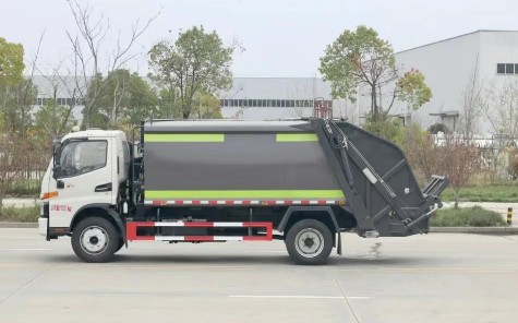 江淮骏铃国六6-9方压缩式垃圾车_压缩式垃圾车生产厂家